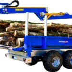 Remorcă forestieră Alpine universal 10t