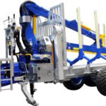 Remorcă forestieră alpină 18t