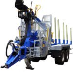 Remorcă forestieră alpină 21t